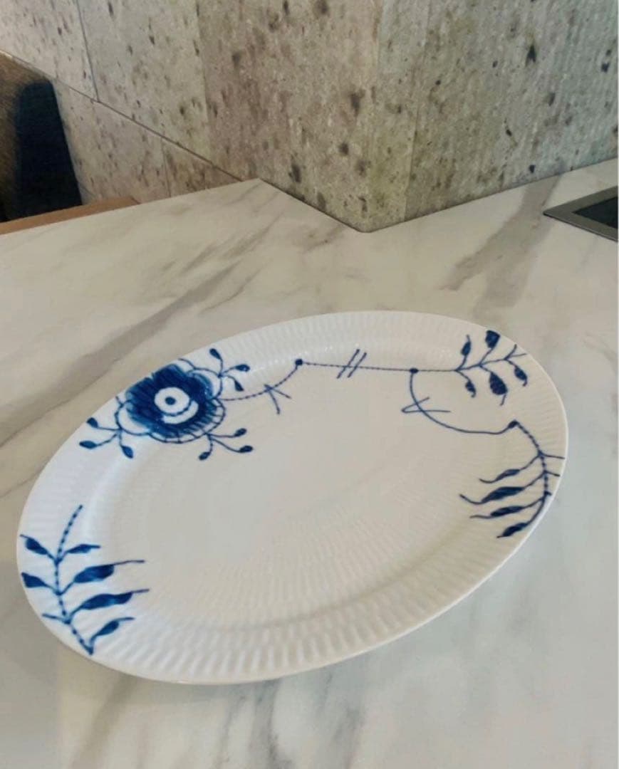 ✴︎新品✴︎ ロイヤルコペンハーゲン ブルー フルーテッド メガ オーバルディッシュ