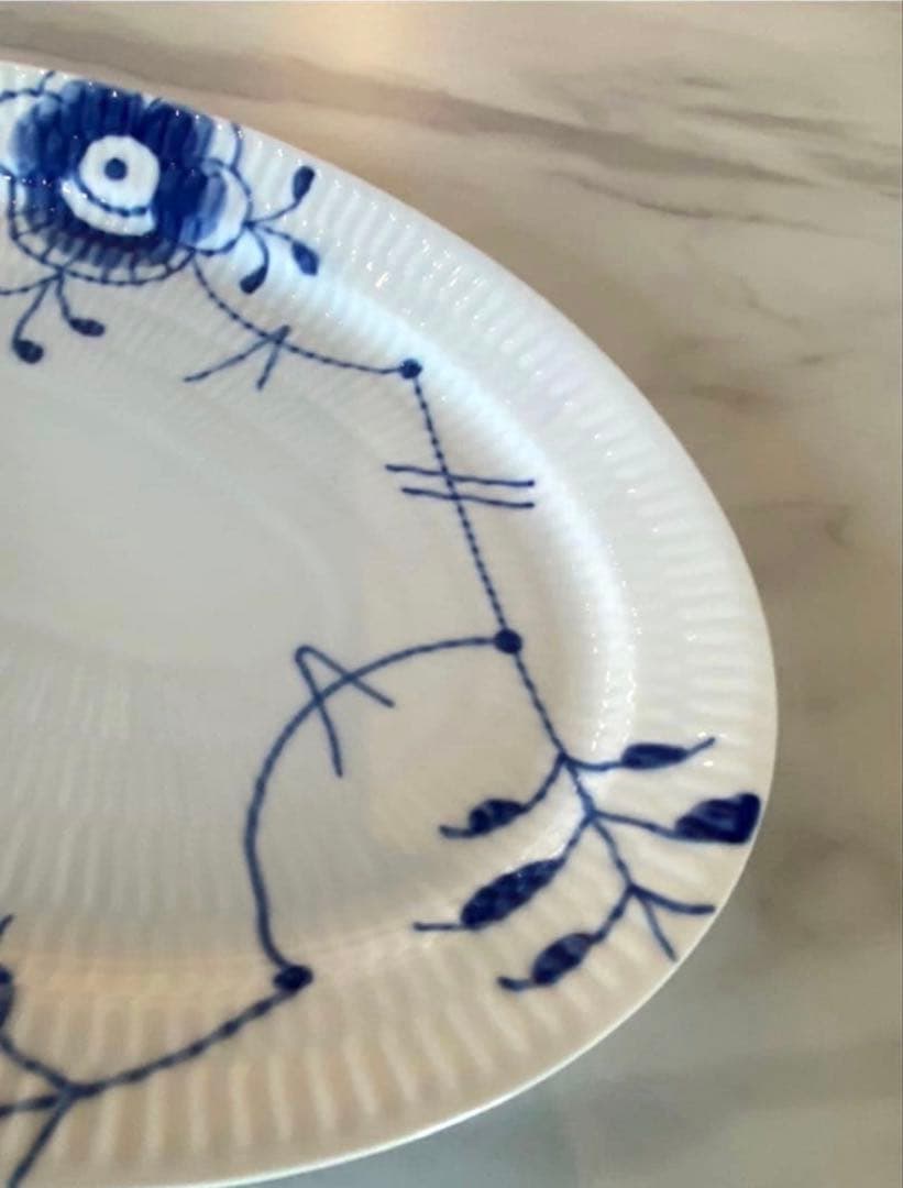 ✴︎新品✴︎ ロイヤルコペンハーゲン ブルー フルーテッド メガ オーバルディッシュ