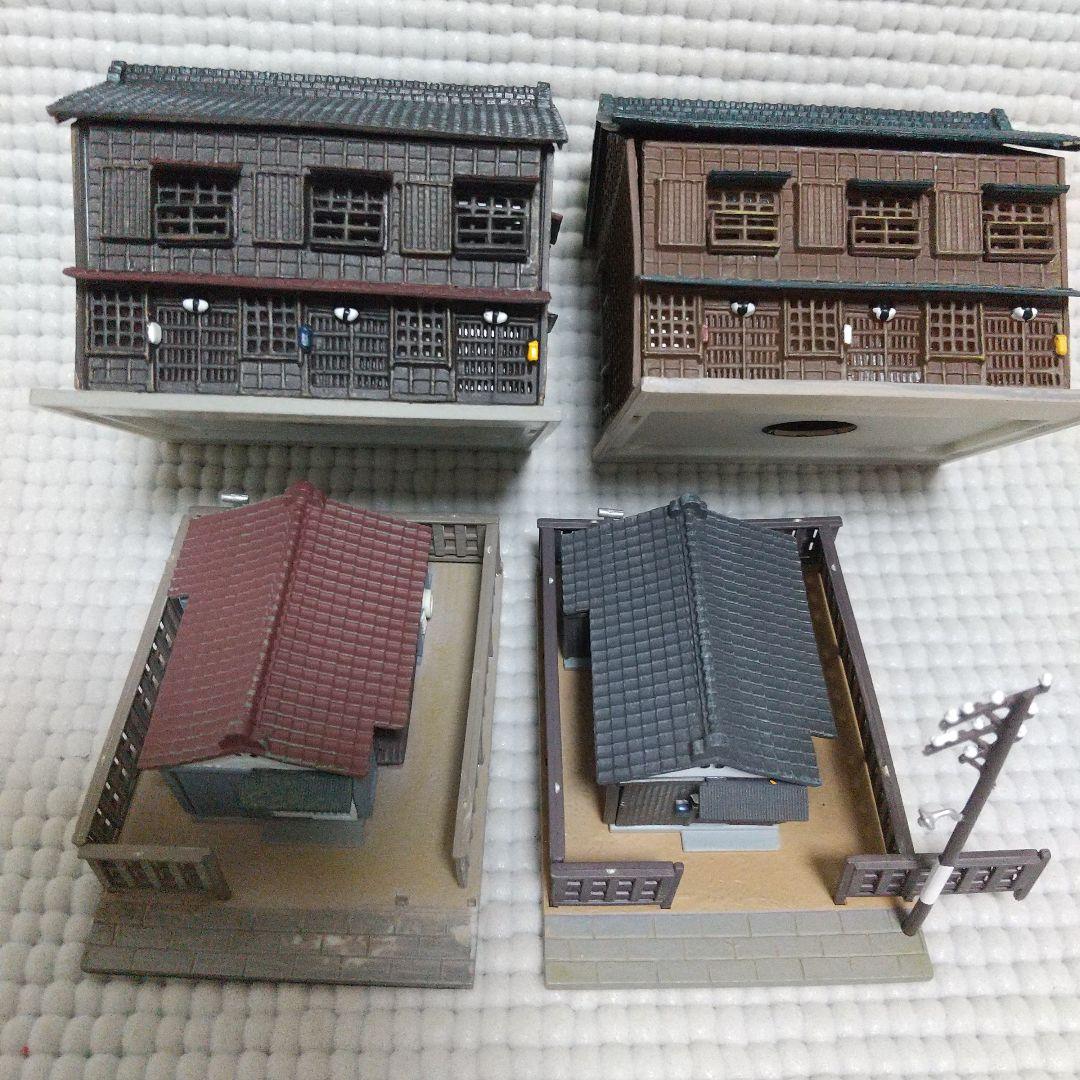建物16軒 Nゲージ〈商店/住宅/劇場/バー/カフェ/牧場/他〉昭和の街並み