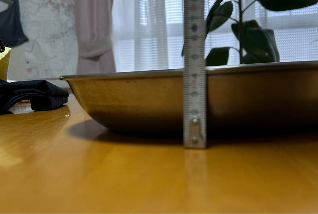 スプリング社　￼DOMOステンレスフライパン 中古品26㎝￼