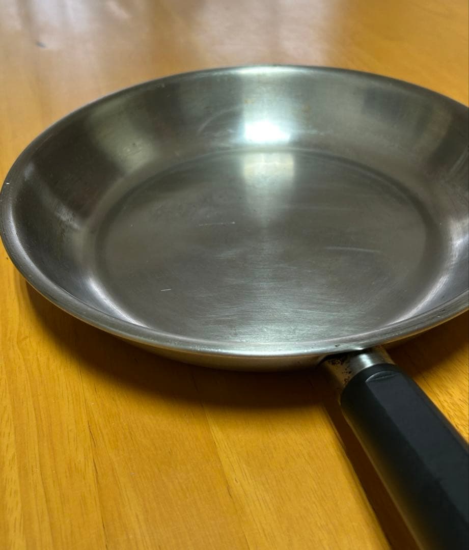 スプリング社　￼DOMOステンレスフライパン 中古品26㎝￼