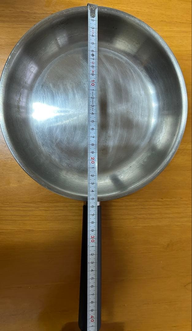 スプリング社　￼DOMOステンレスフライパン 中古品26㎝￼