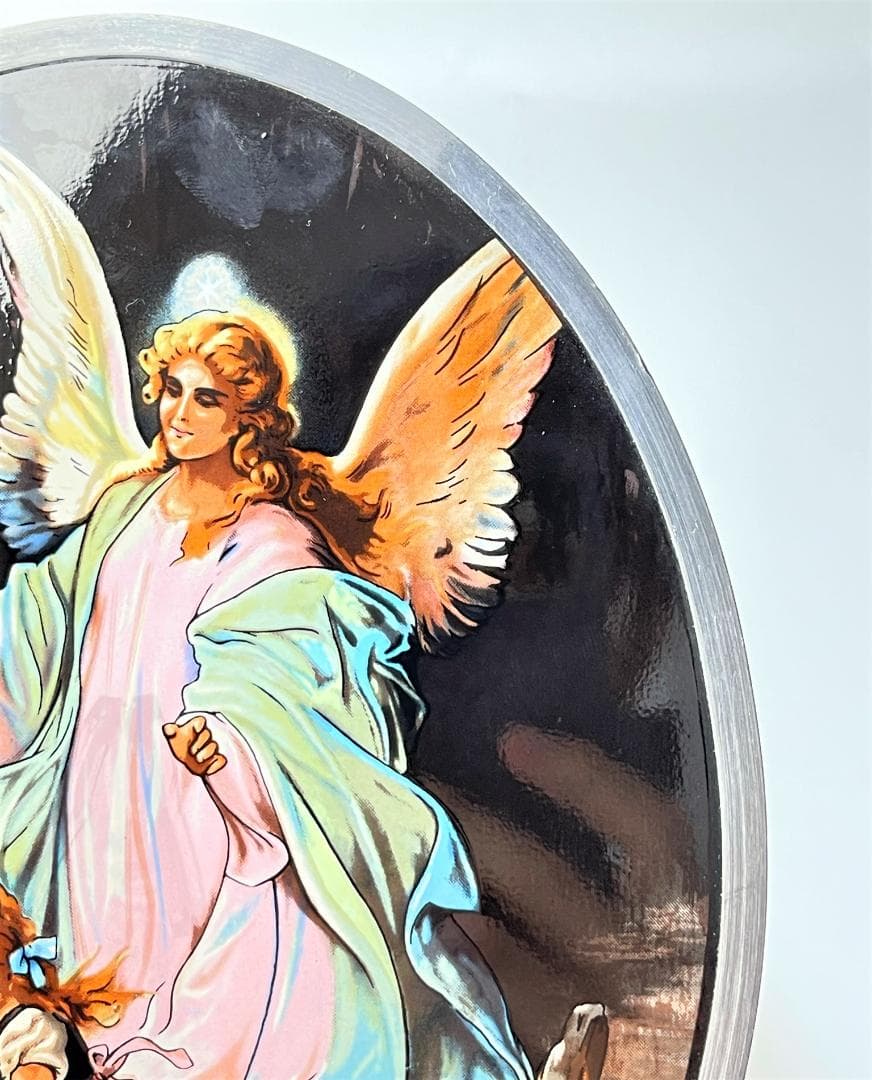 グラスマスターズ社 ステンドグラス 橋上の子供と守護天使