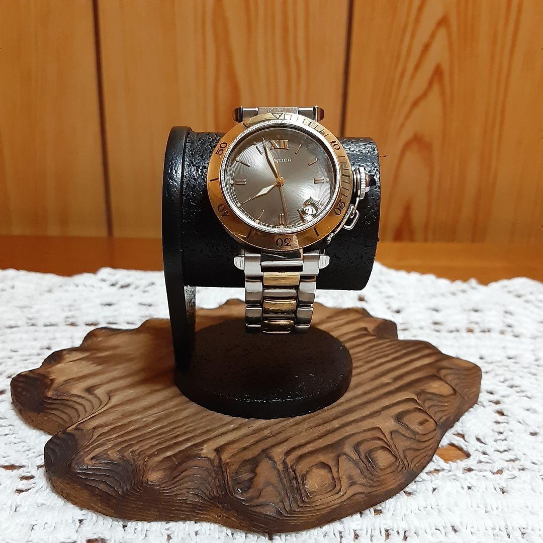 腕時計スタンド　匿名配送　ハンドメイド　オールブラック1本掛けウォッチスタンド