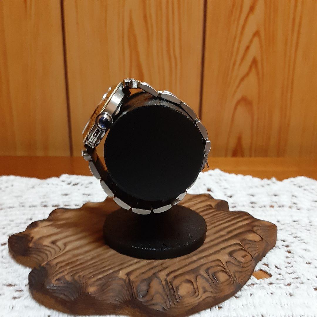 腕時計スタンド　匿名配送　ハンドメイド　オールブラック1本掛けウォッチスタンド