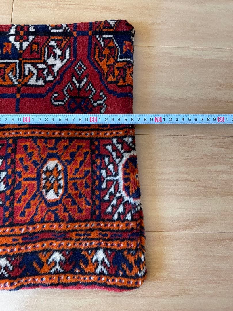 クッションカバー 　トルクメン絨毯　 41x66cm