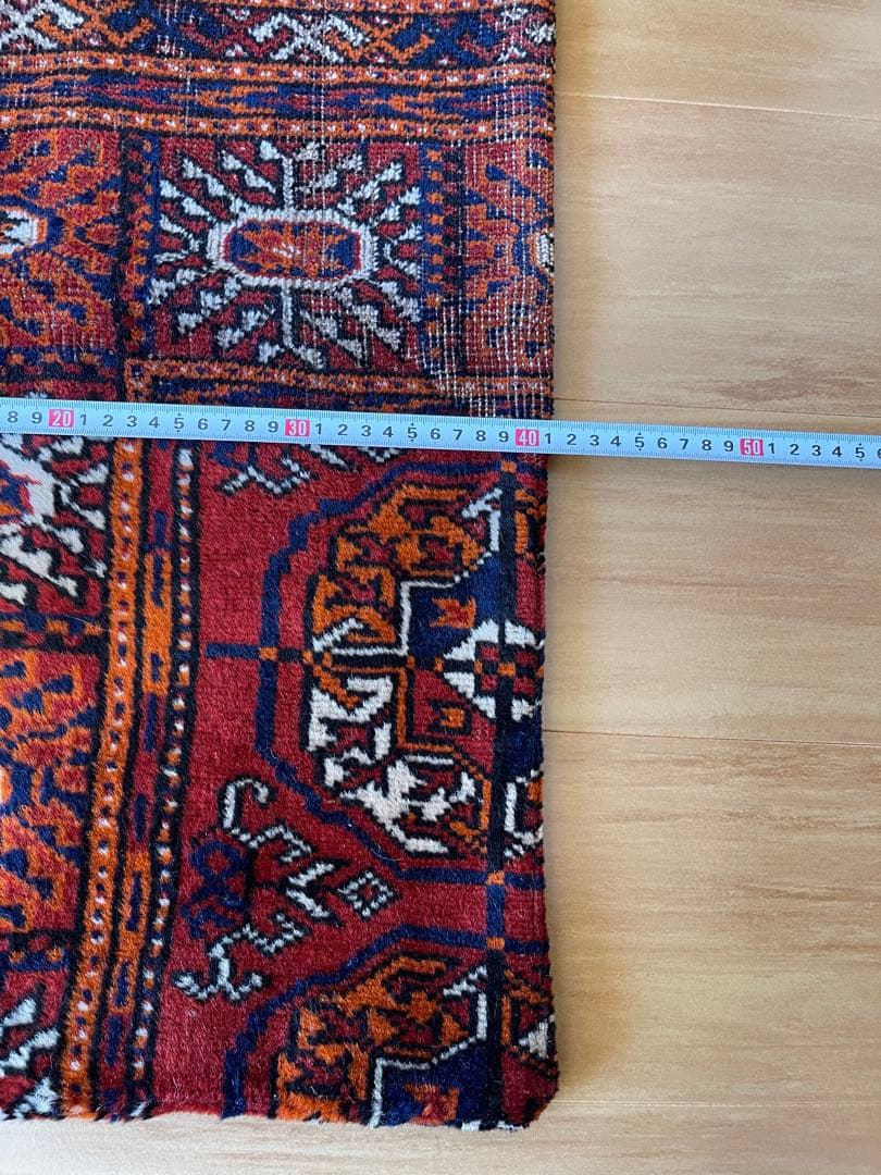 クッションカバー 　トルクメン絨毯　 41x66cm