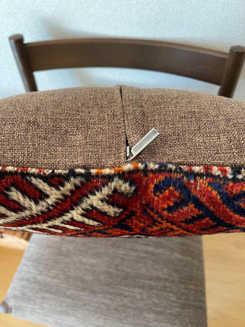 クッションカバー 　トルクメン絨毯　 41x66cm