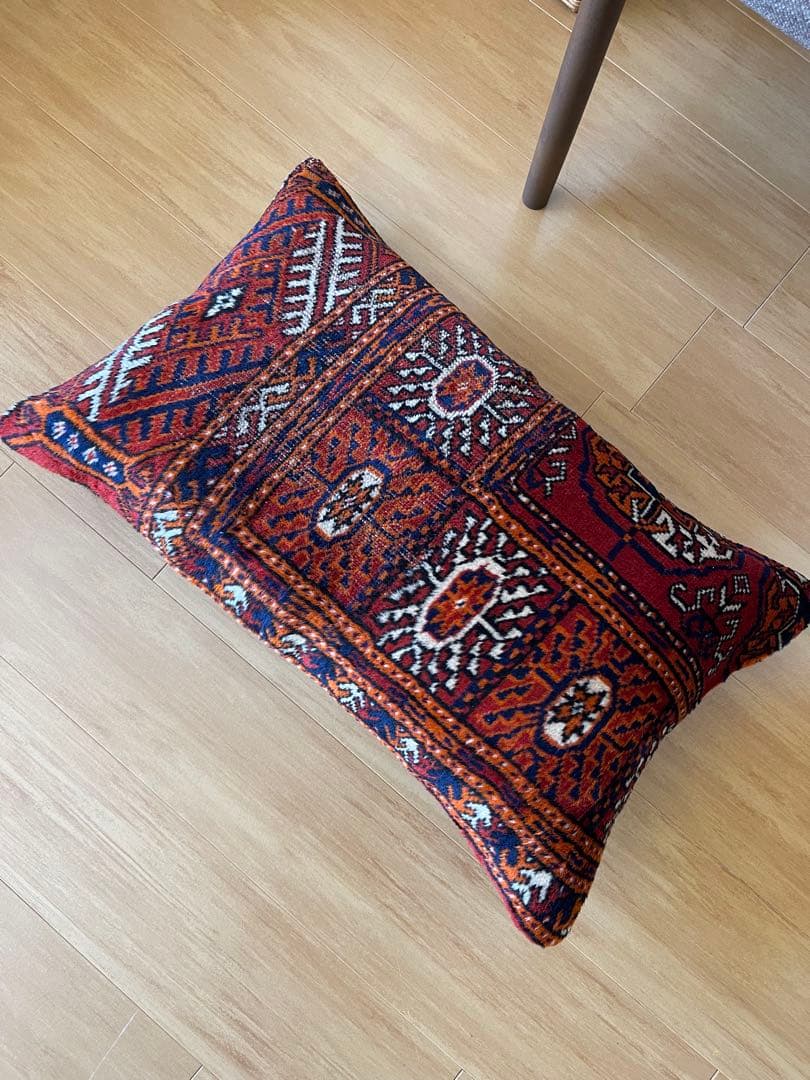 クッションカバー 　トルクメン絨毯　 41x66cm