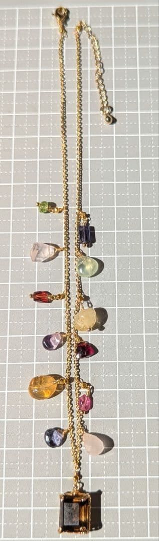 ジュエリーボックス♡マルチストーン14kgf ネックレス