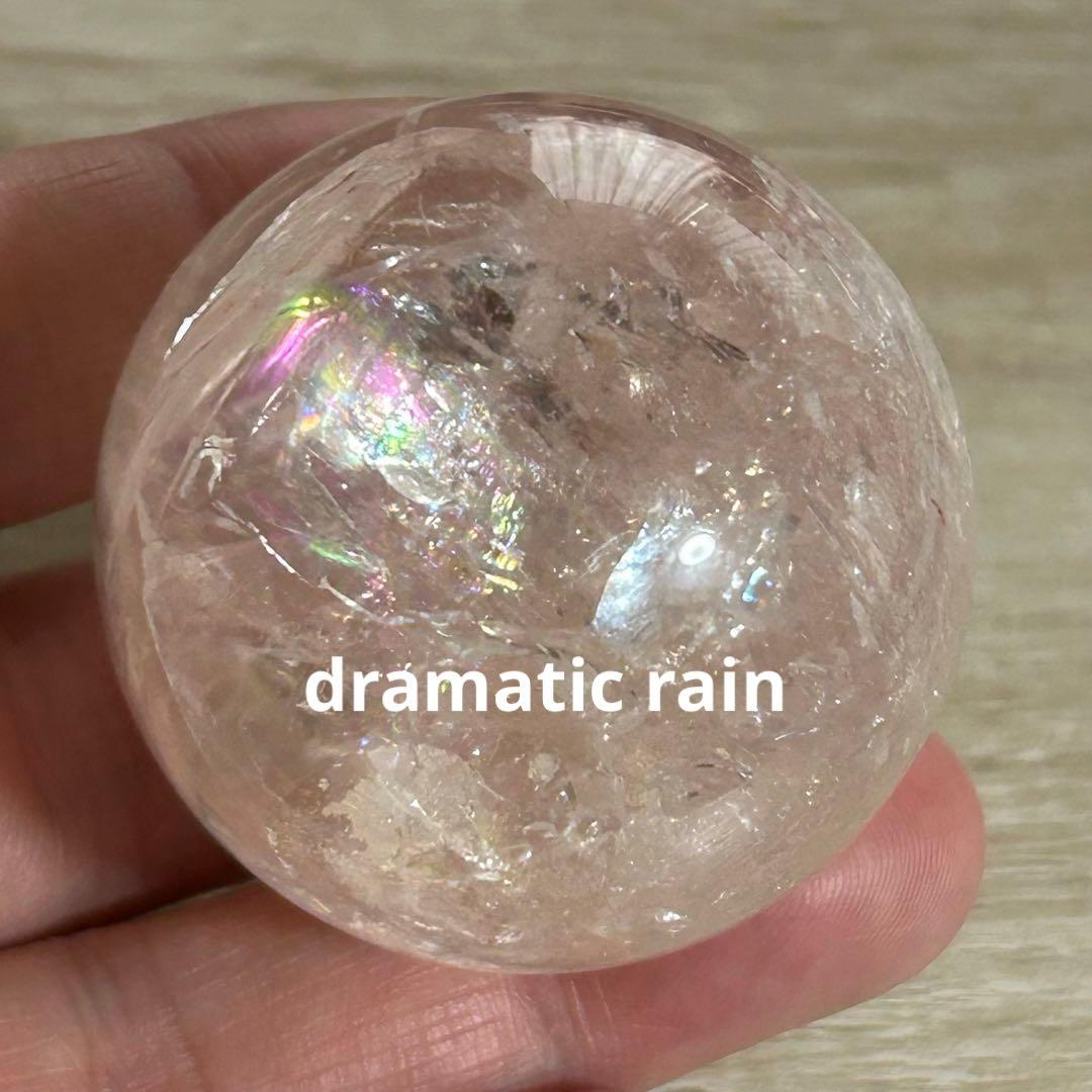 ピンククォーツ スフィア 天然石 置物