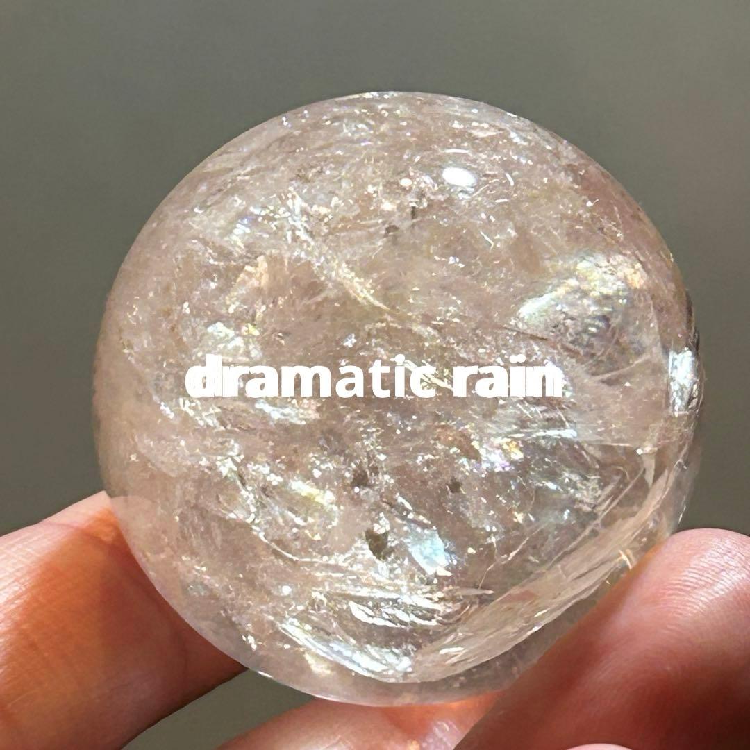 ピンククォーツ スフィア 天然石 置物