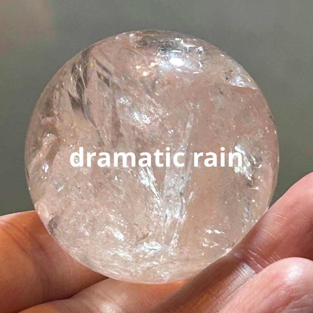 ピンククォーツ スフィア 天然石 置物