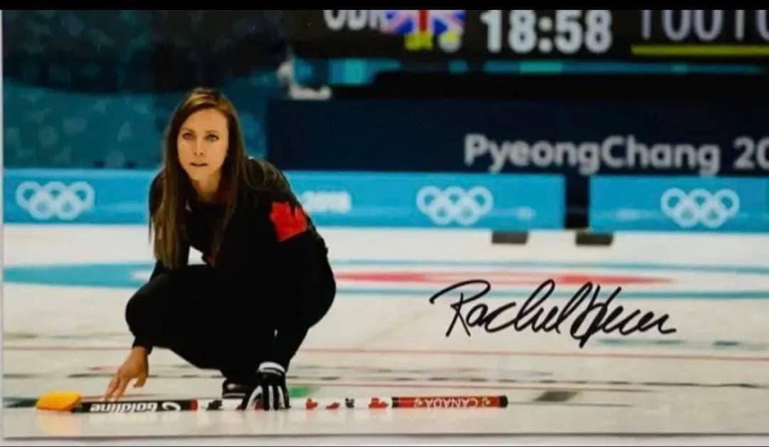 レイチェル・ホーマン 直筆サイン付き カナダ代表 カーリング 証明書付き 1枚