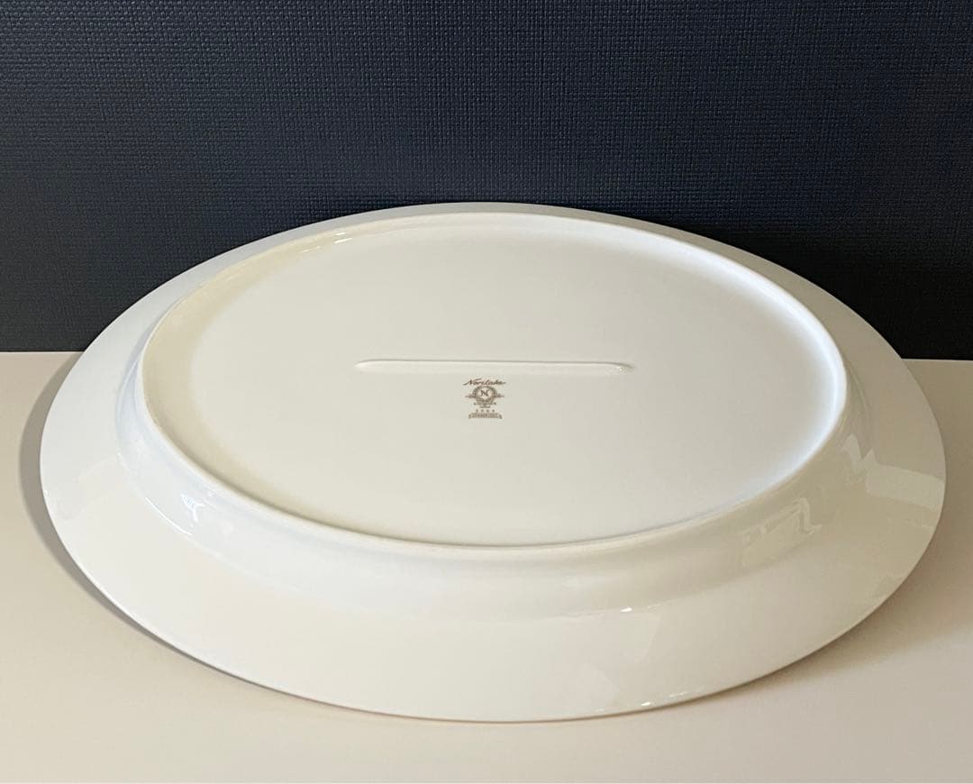 ノリタケ ゴールドオーバルプレート 大皿　GRANDRIDGE 3003 金彩