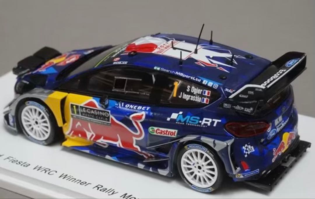 1/43 Ford Fiesta WRC 2017モンテカルロ優勝モデル