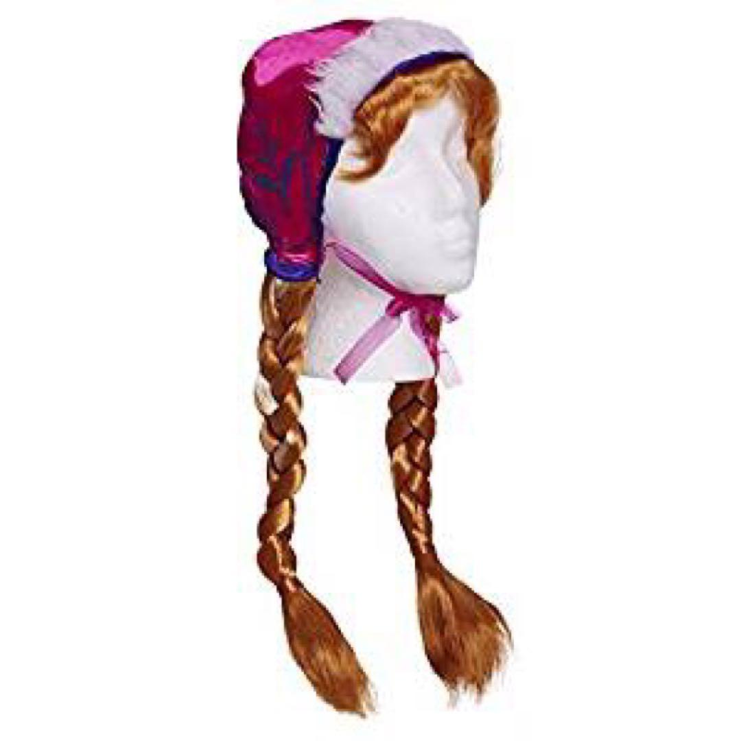 新品未使用 子供用 アナ雪のロングドレスセット 衣装 Wig付き キッズコスプレ