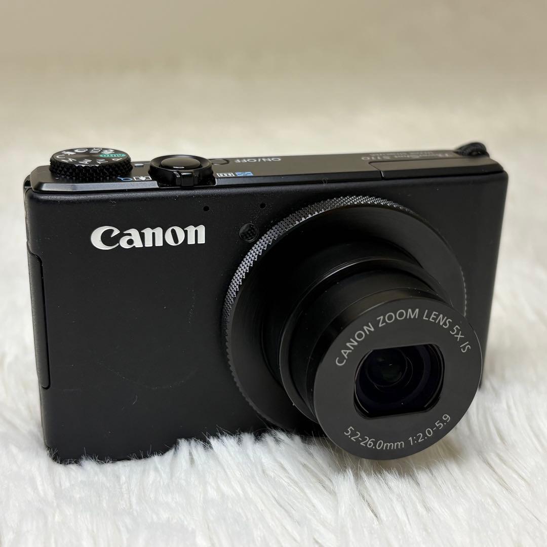 Canon PowerShot S110 PC1819 黒 コンデジ　動作品