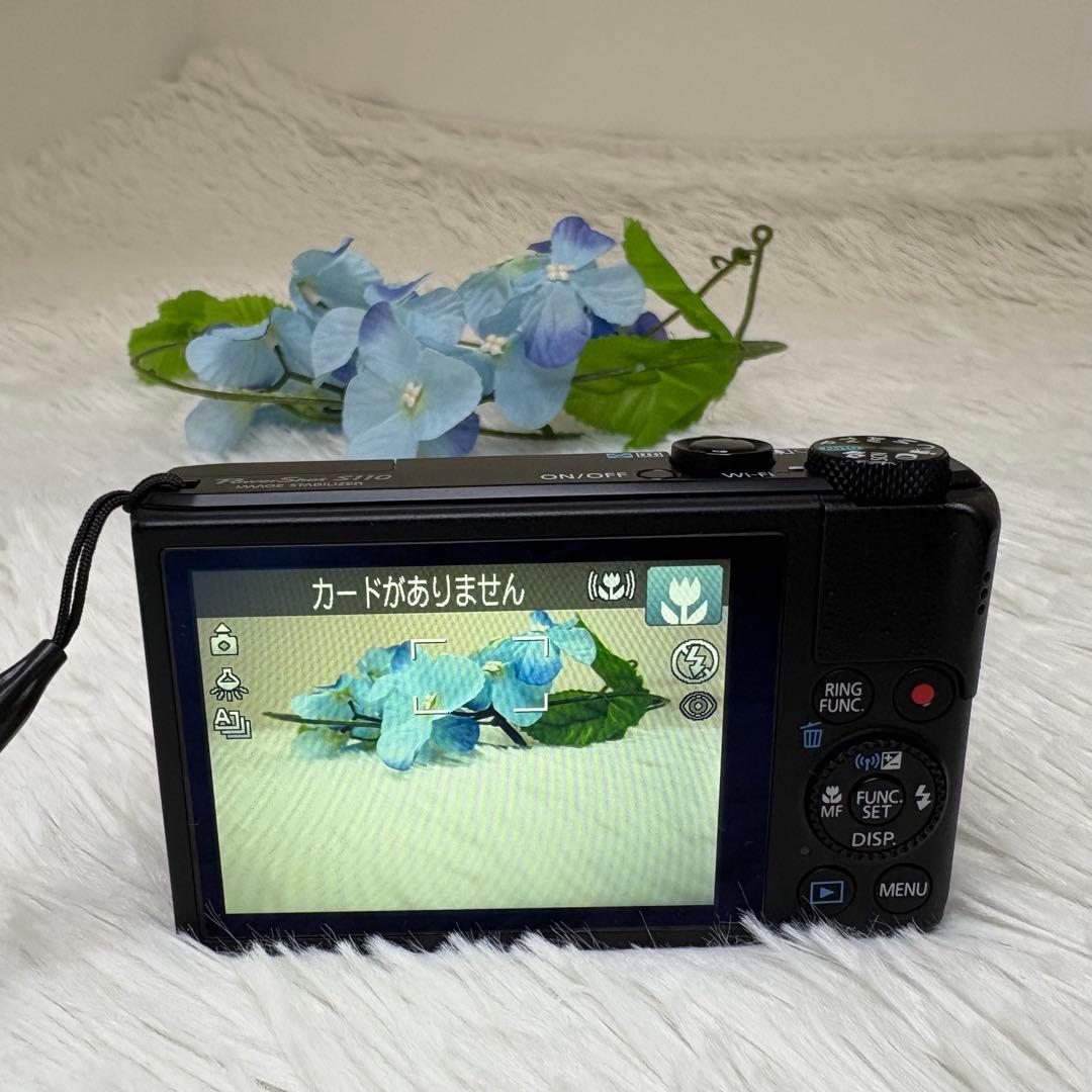 Canon PowerShot S110 PC1819 黒 コンデジ　動作品