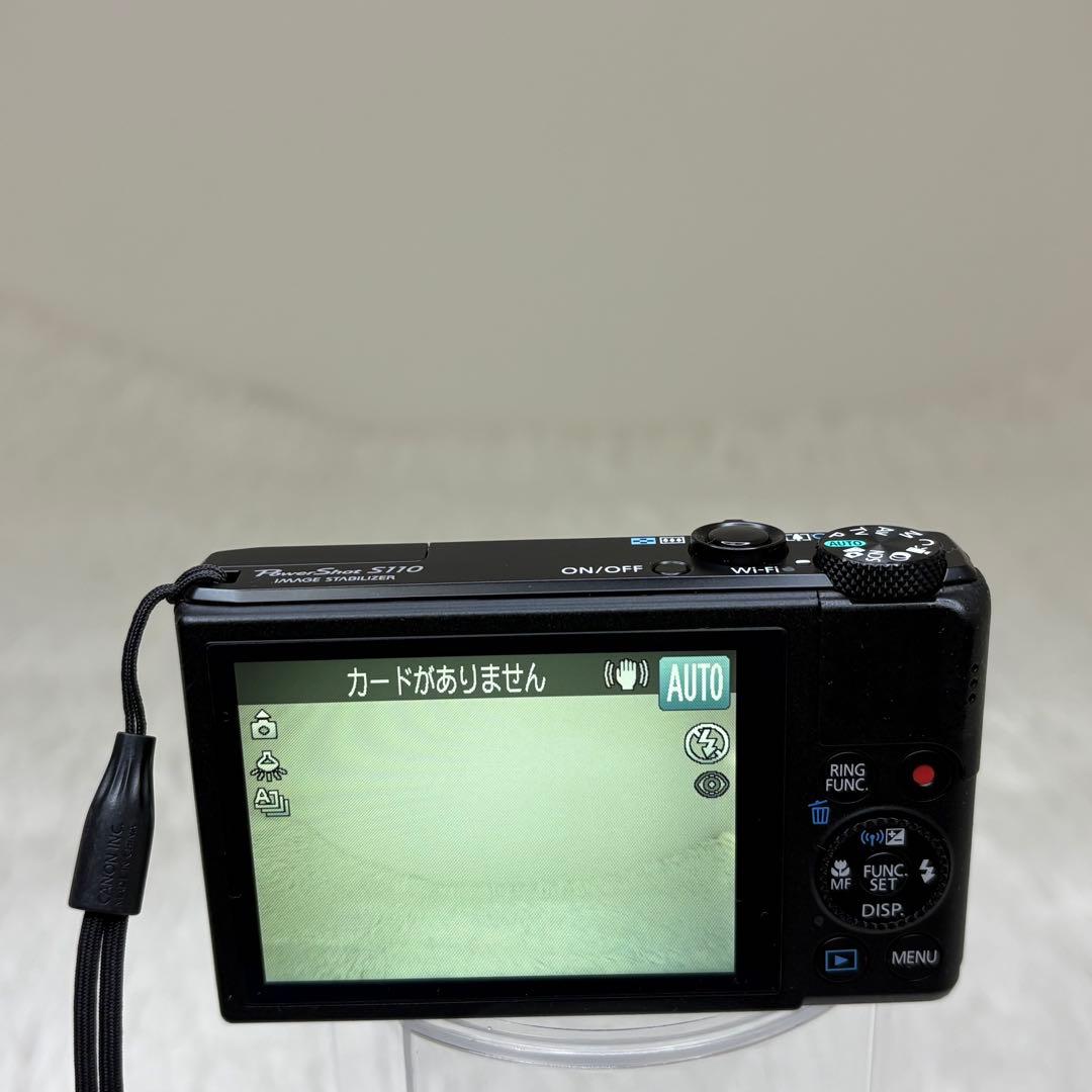 Canon PowerShot S110 PC1819 黒 コンデジ　動作品