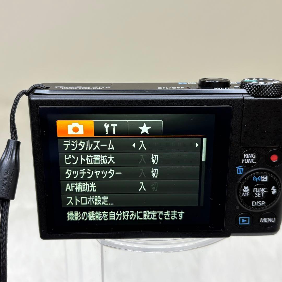 Canon PowerShot S110 PC1819 黒 コンデジ　動作品