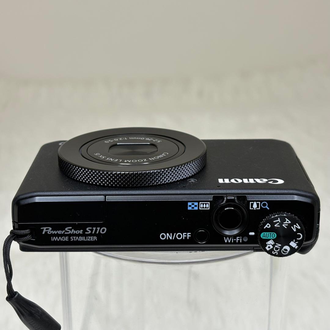 Canon PowerShot S110 PC1819 黒 コンデジ　動作品