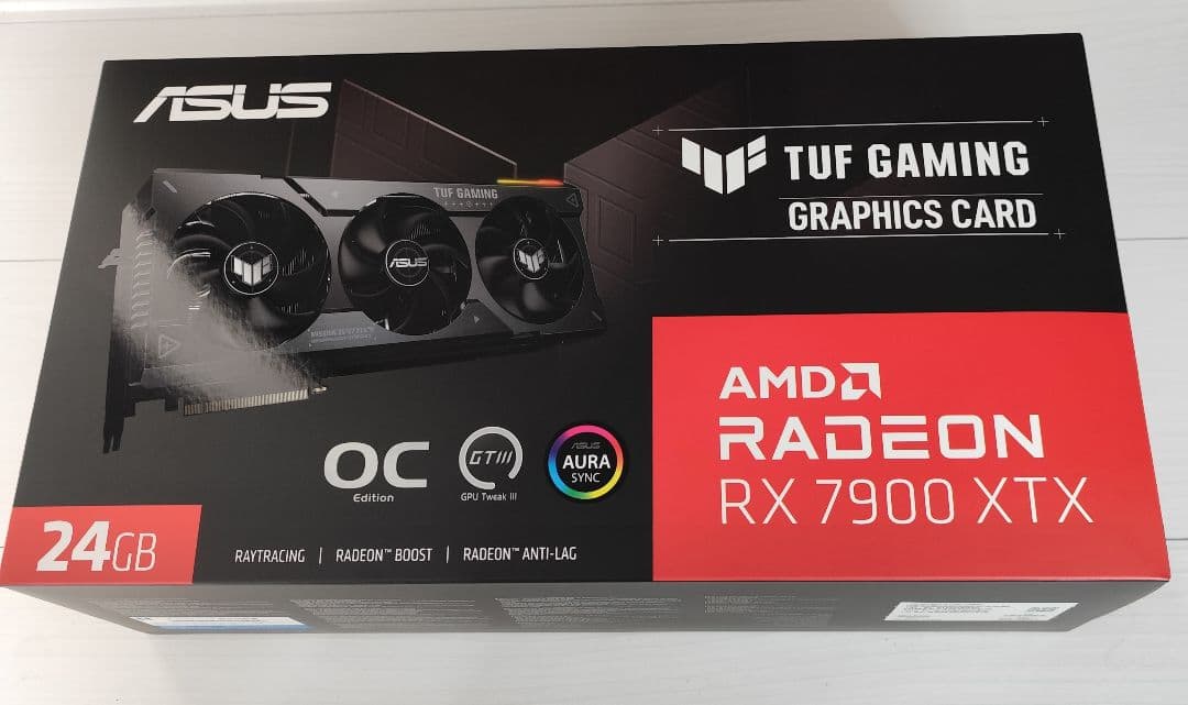 グラフィックボード　ASUS RADEON RX7900XTX