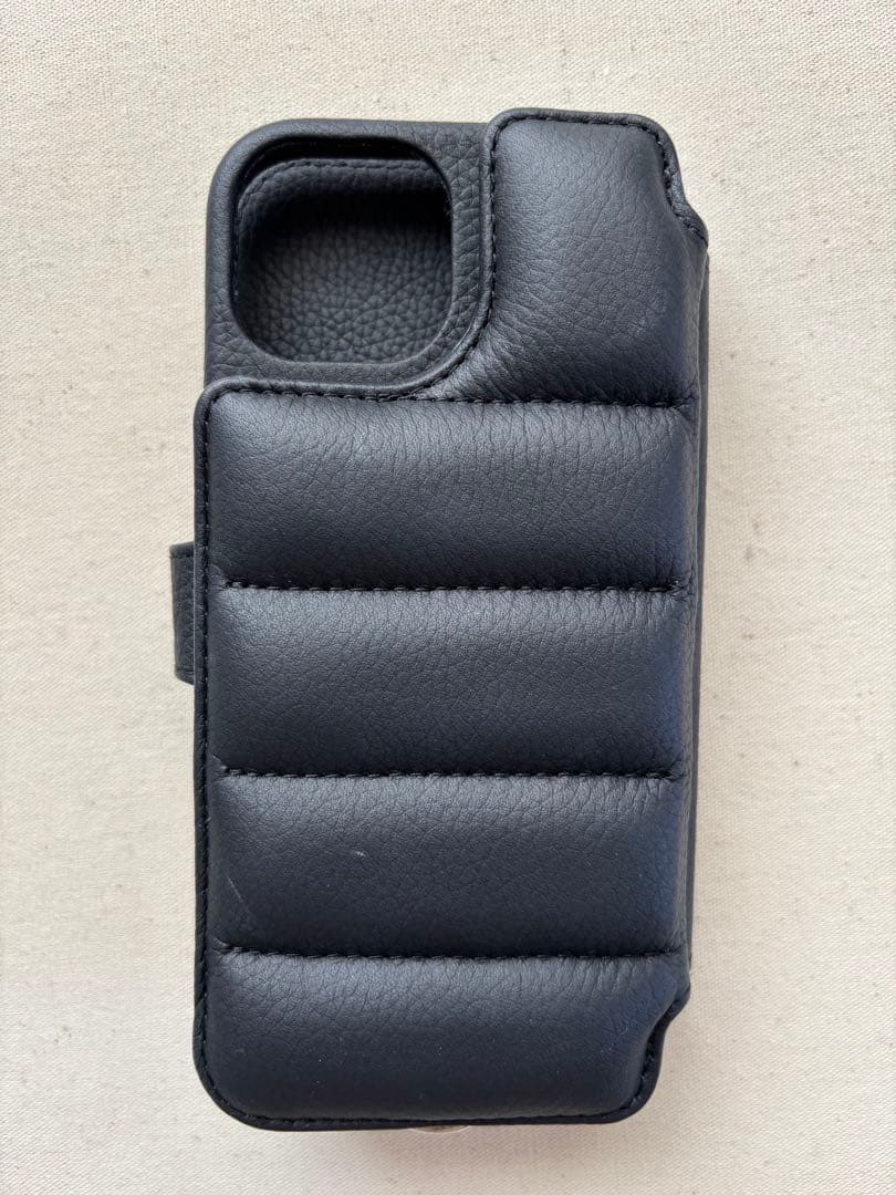 DEMIU BALLOON Deux iPhone15 ブラック 本革 美品