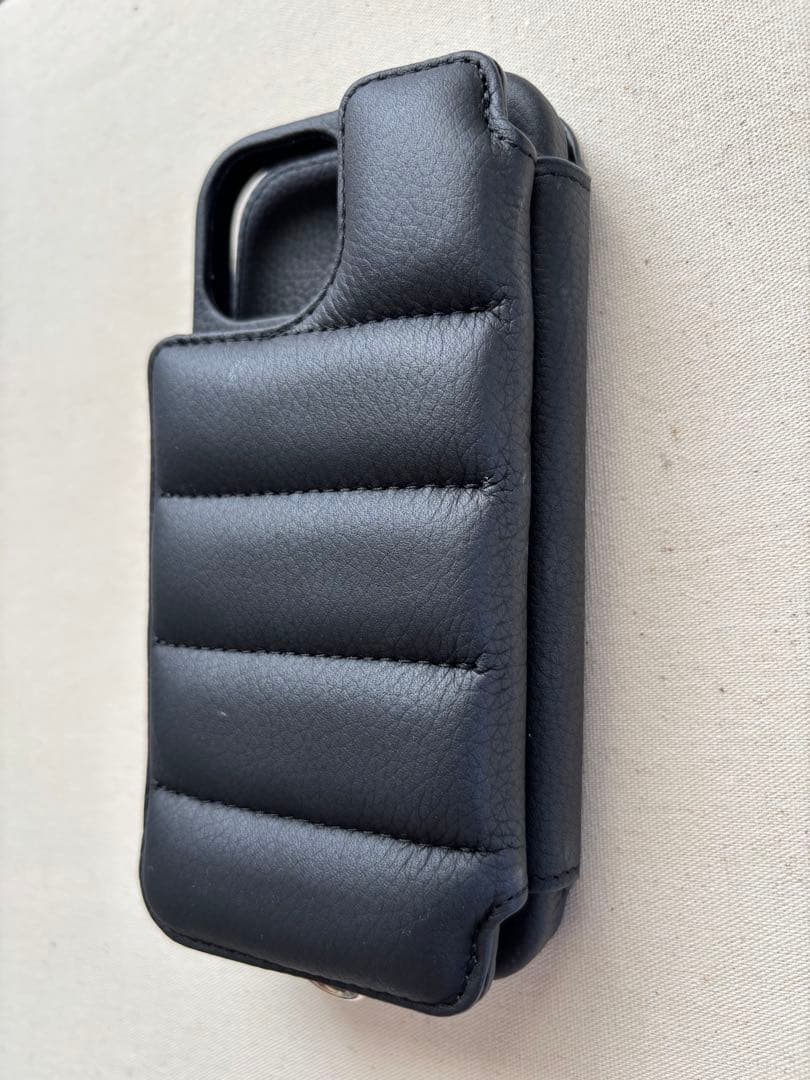 DEMIU BALLOON Deux iPhone15 ブラック 本革 美品