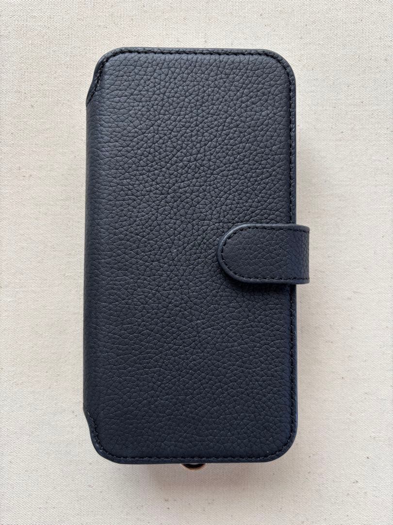 DEMIU BALLOON Deux iPhone15 ブラック 本革 美品