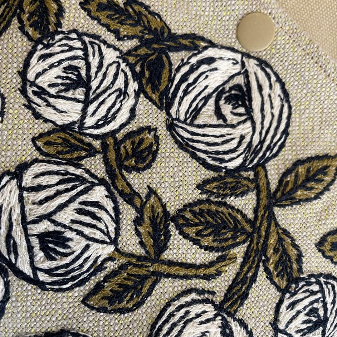 ハンドメイド　ミニポケットトートバッグ　rosy　289