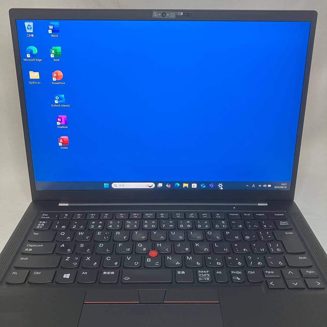 準美品 ThinkPad X1 Carbon Gen9 第11世代 オフィス24