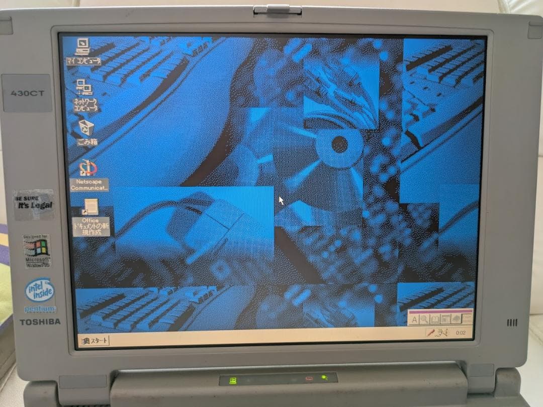 Windowsノート本体 Dyna Book Satellite Pro 430/1.3 Window95