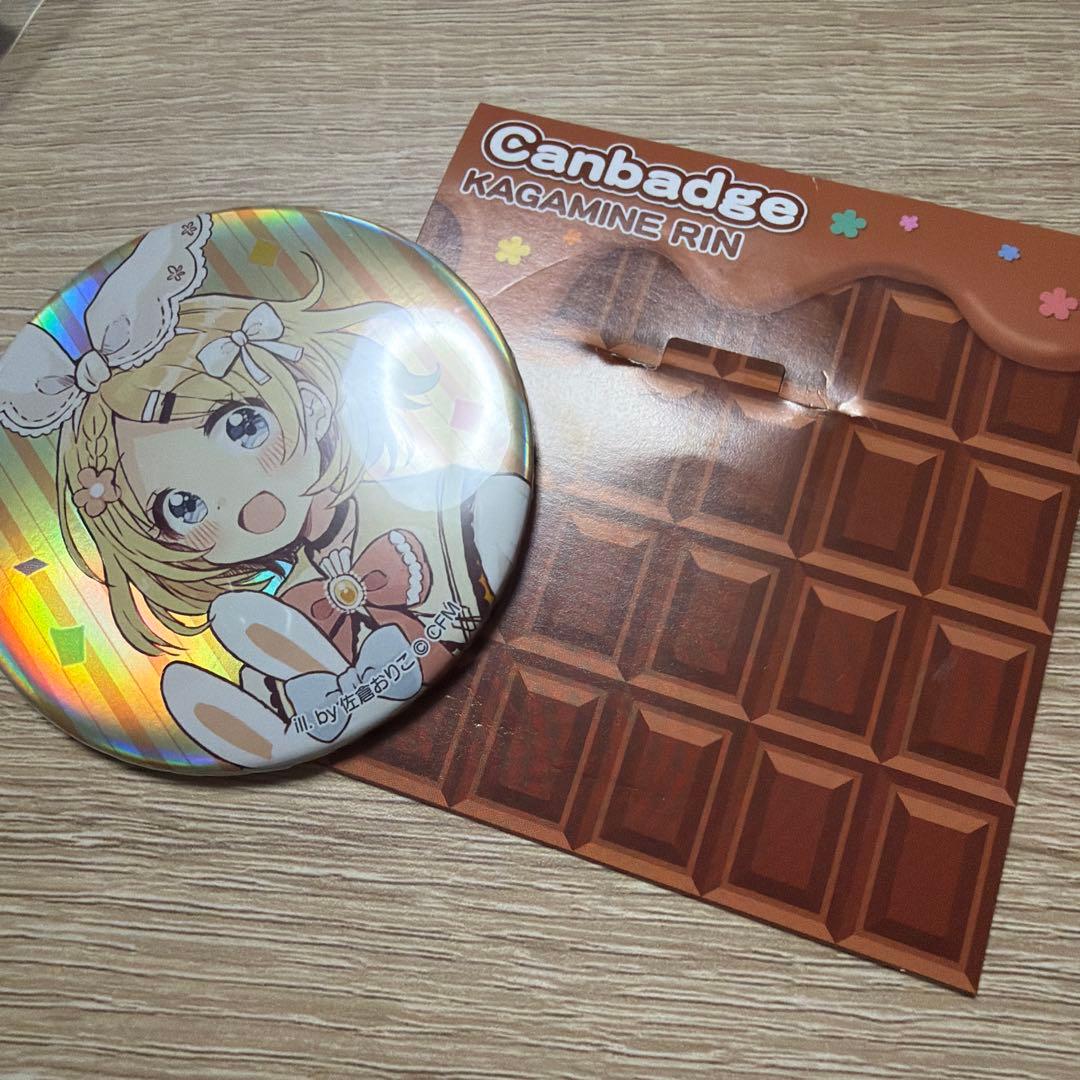 鏡音リン 缶バッジ 佐倉おりこ