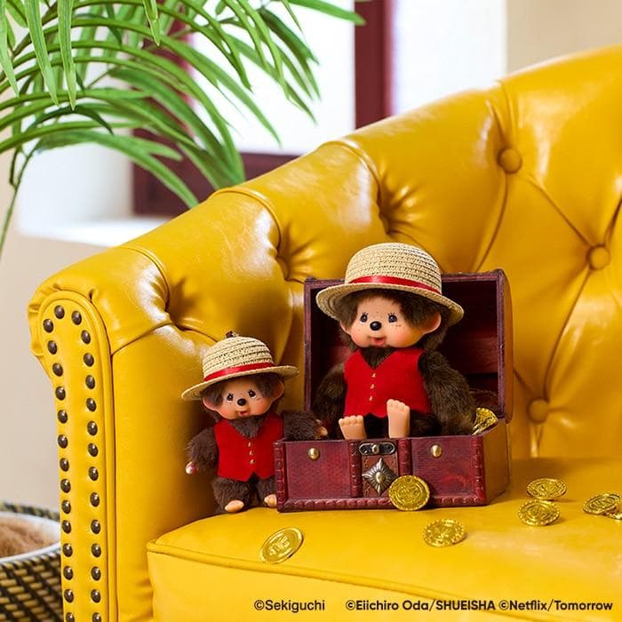 モンチッチ×ルフィ ワンピース ONE PIECE ルフィ モンチッチ Sサイズ