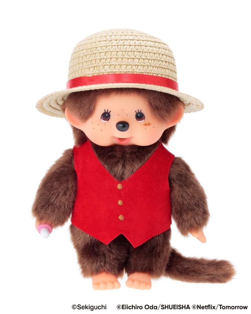 モンチッチ×ルフィ ワンピース ONE PIECE ルフィ モンチッチ Sサイズ