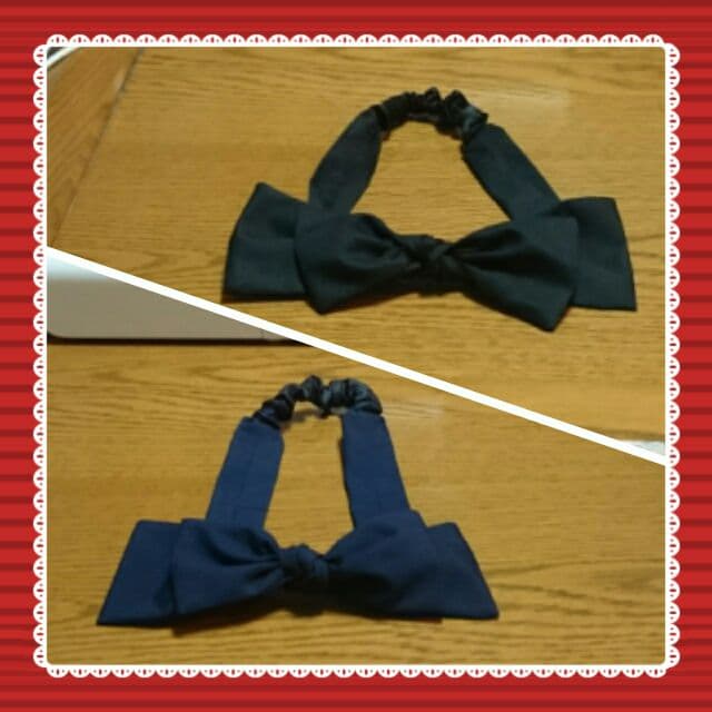 新作★ダブルリボン形★リボンヘアバンド★