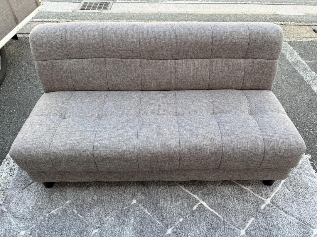 【福岡市限定】2人掛けソファ ニトリ ファブリック 145×70×76cm