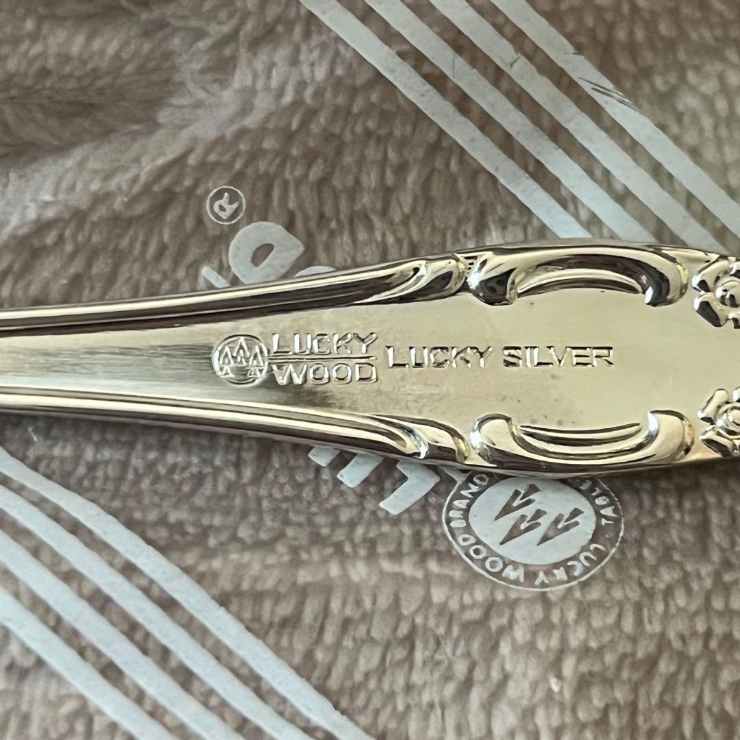 【未使用品】ラッキーウッド　シルバーカトラリー オルレアン ディナーセット