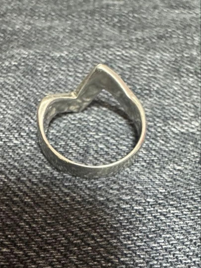 Vintage ズニ　シルバー　コーラル　リング