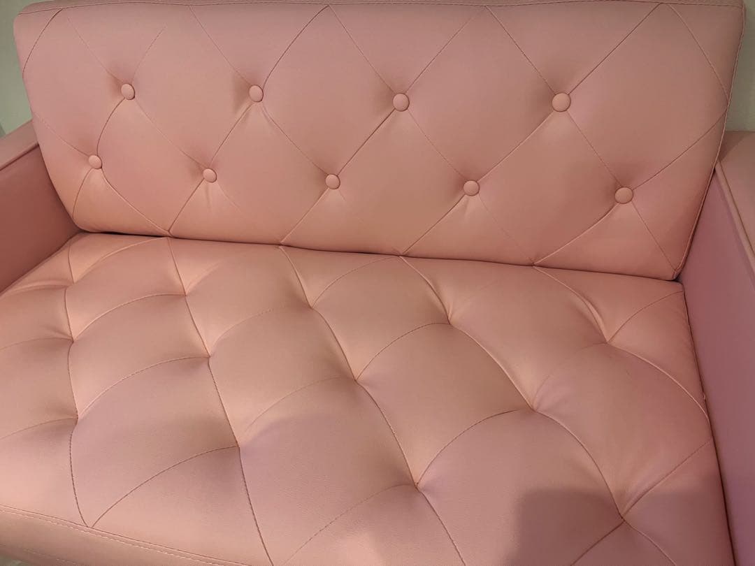 ニッセン ソファ ピンク 合皮 姫系 量産型 地雷系 スナ系