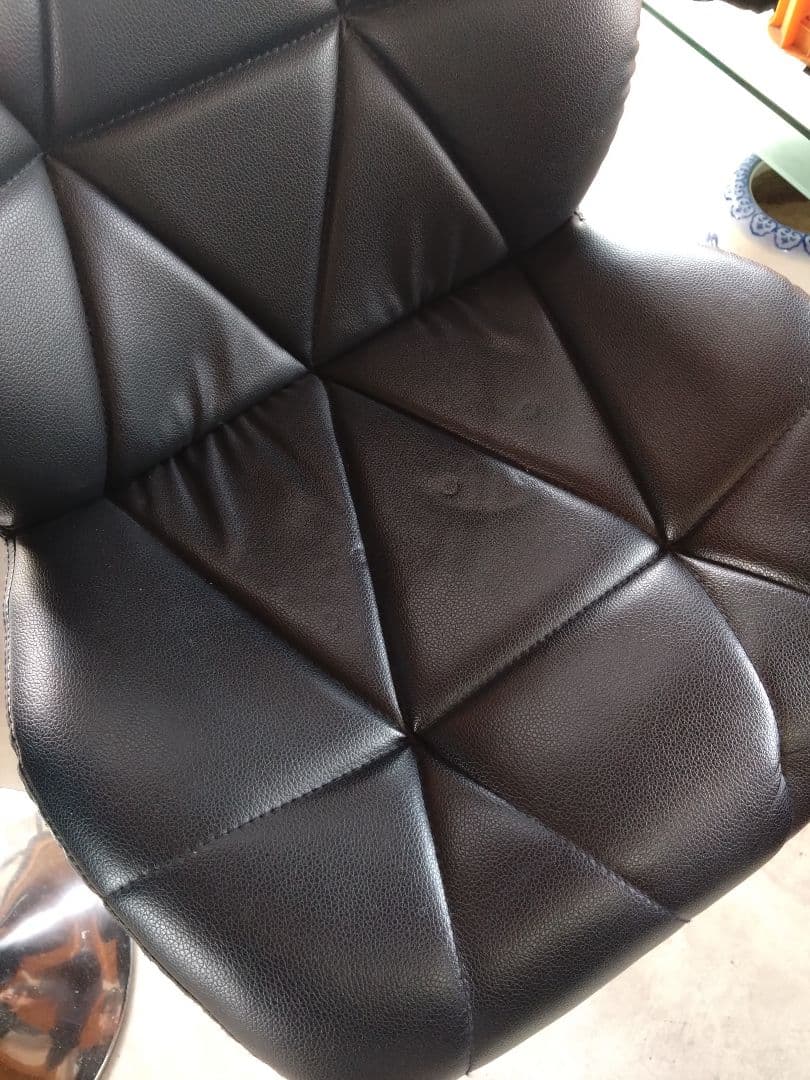 【直接引き取り限定】黒いカウンターチェア　2脚セット