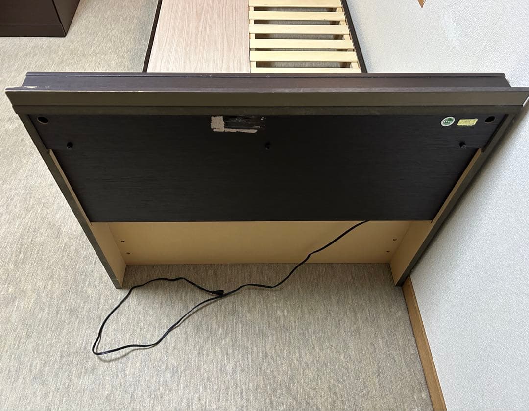 ベッドフレーム 収納 ライト付き