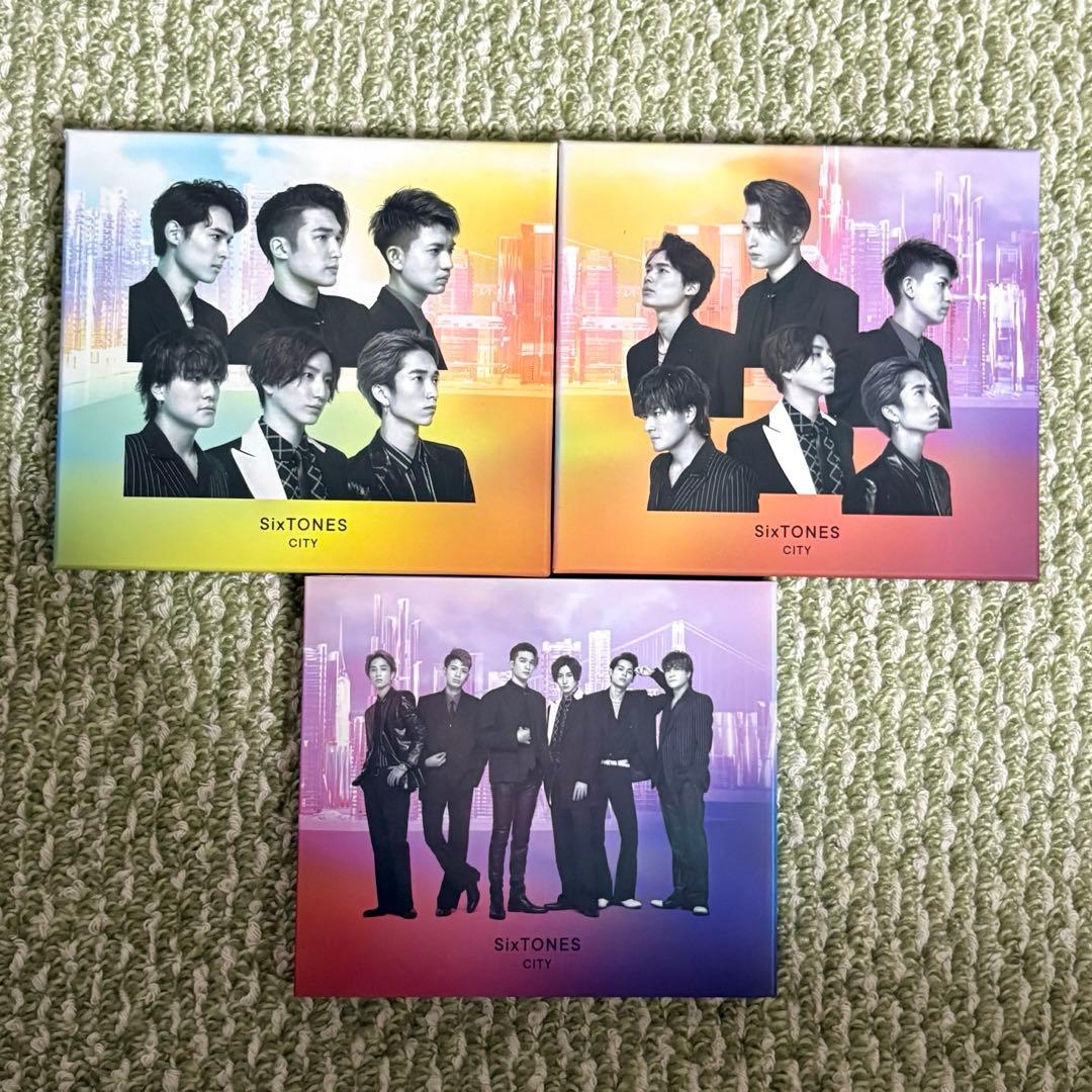 SixTONES アルバム「CITY」〜「GOLD」セット売り