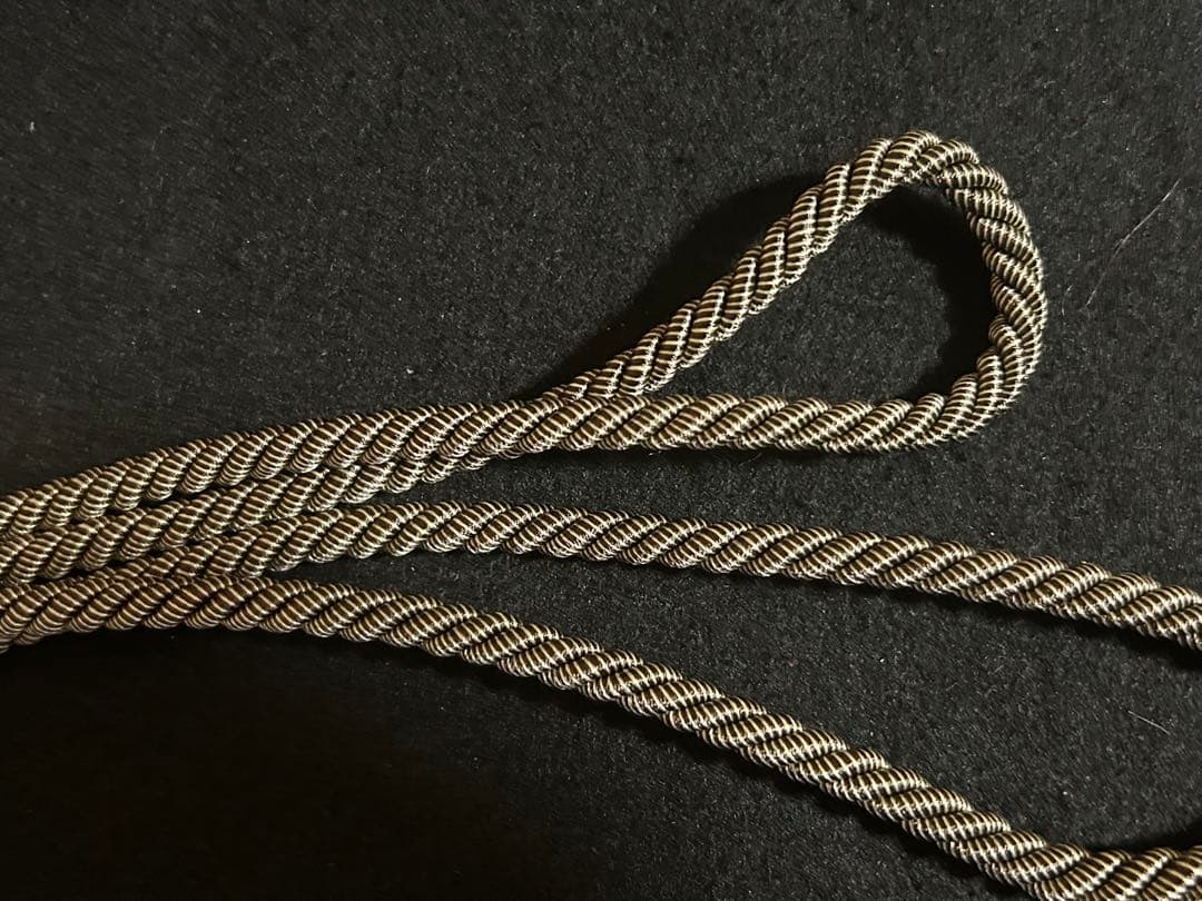 オーダーカーテン ２枚(フック付き) タッセル２本 新品未使用品