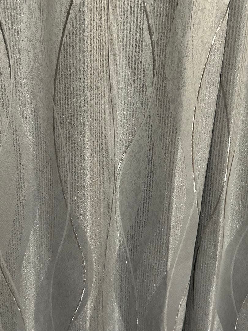 オーダーカーテン ２枚(フック付き) タッセル２本 新品未使用品