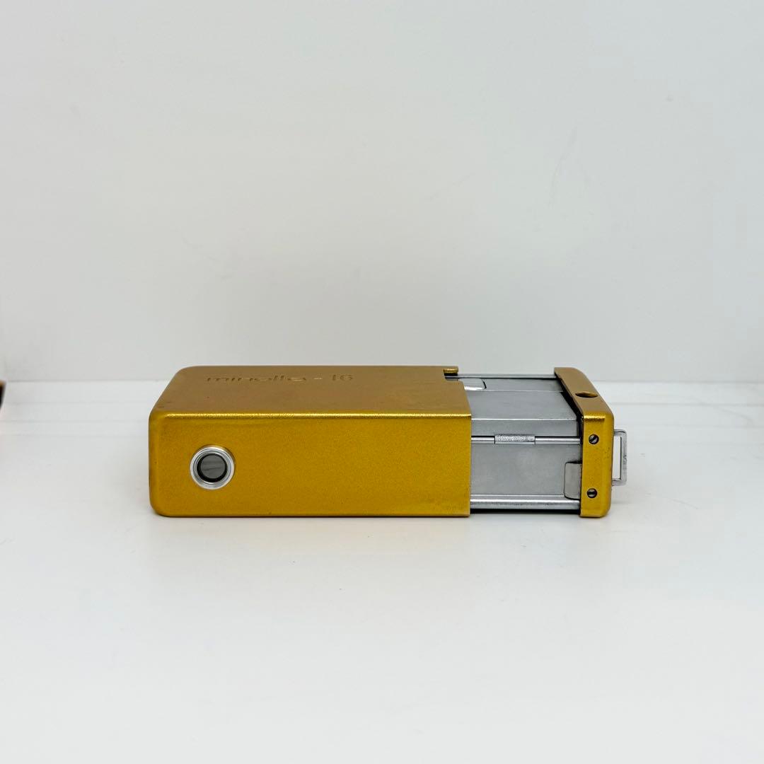 【希少 動作品】MINOLTA-16 ゴールド 豆カメラ 動作確認済み