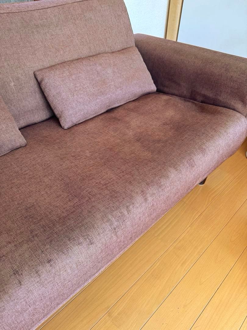 スミシア・インテリア　ブラウン　2.5人掛けソファ