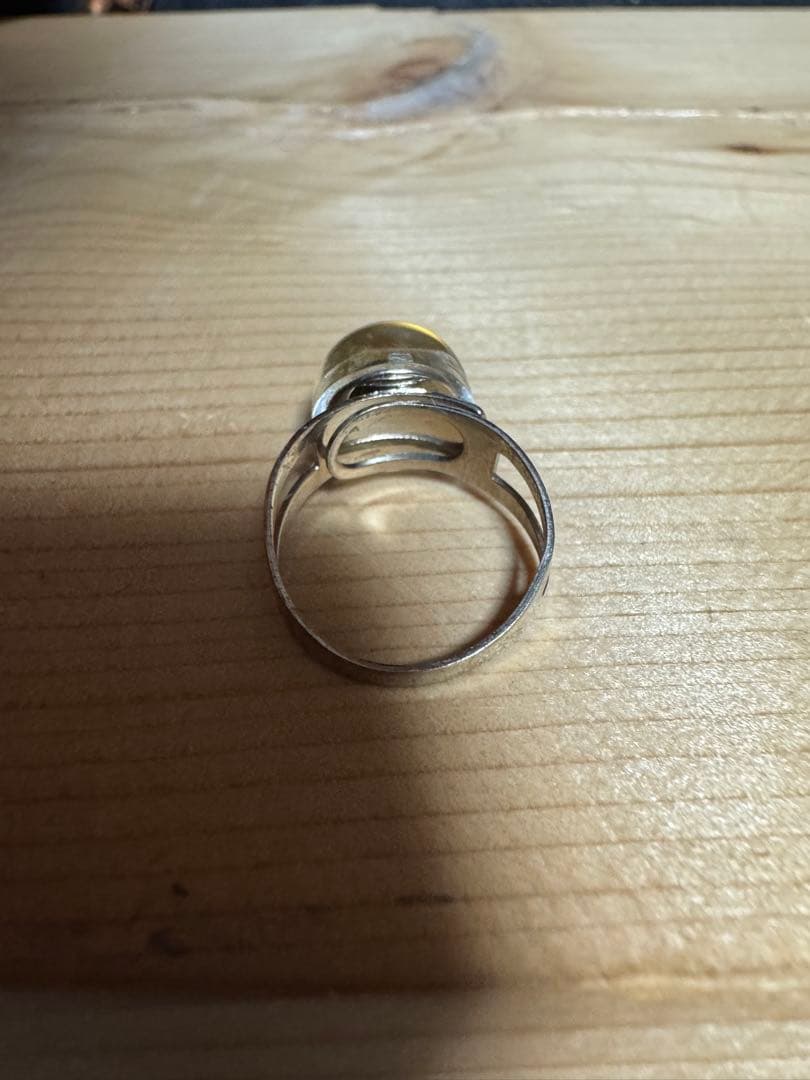 Vintage シルバー　925 フラワー　リング