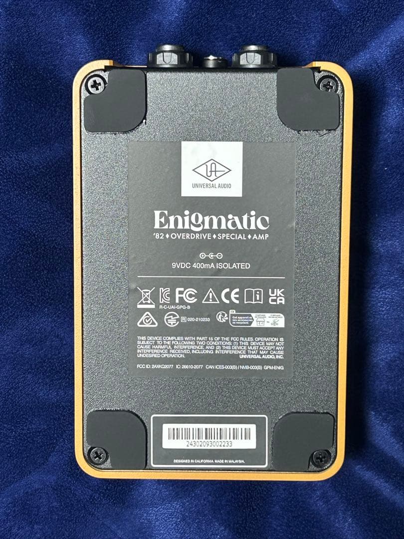 Universal Audio UAFX Enigmatic ’82未使用に近い